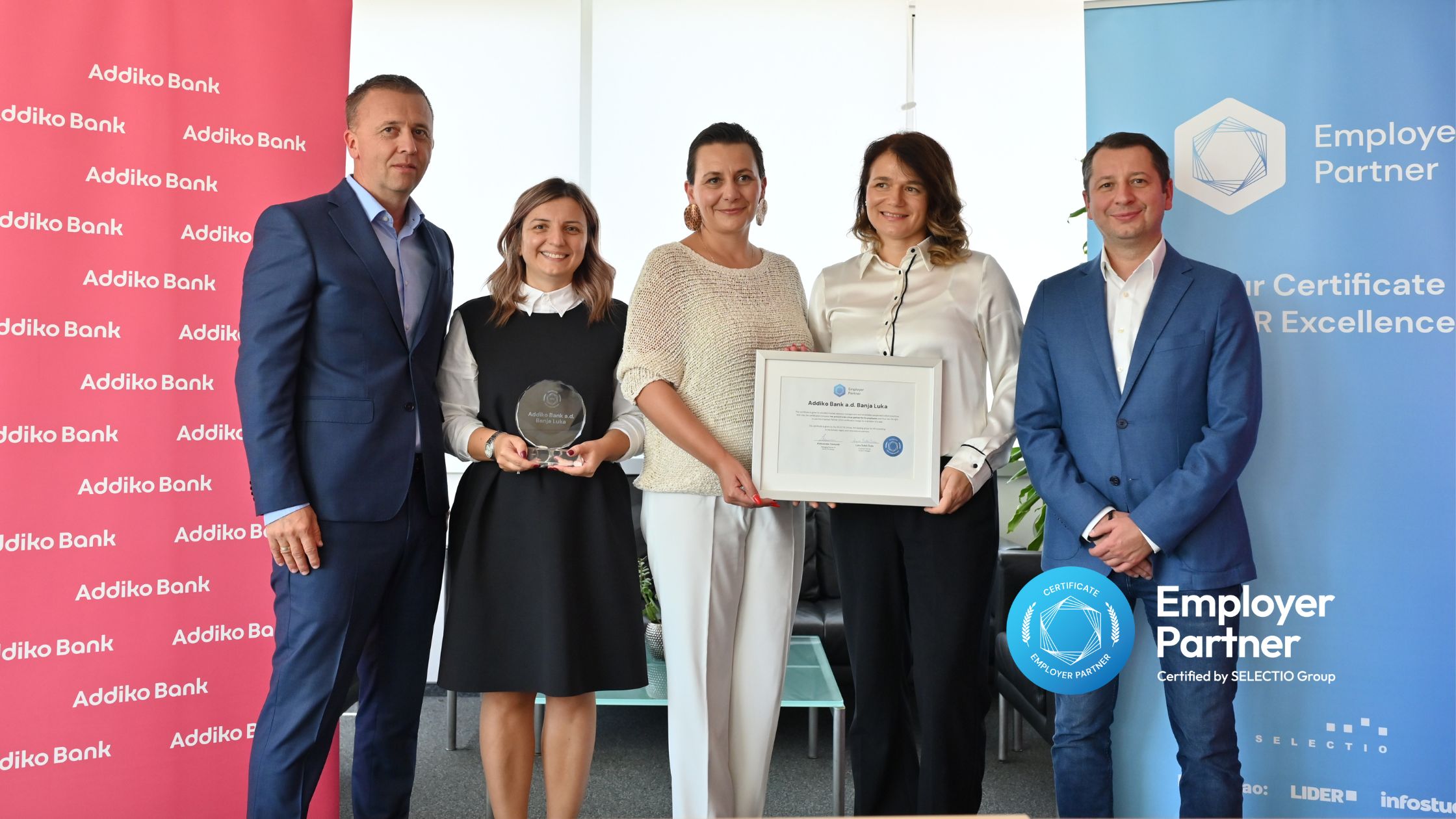Addiko Bank Banja Luka is committed to HR excellence |Employer Partner
